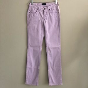 NEW w/ Tag FAY €110 Gabardine Stretchy Lilac Jeans ITALY